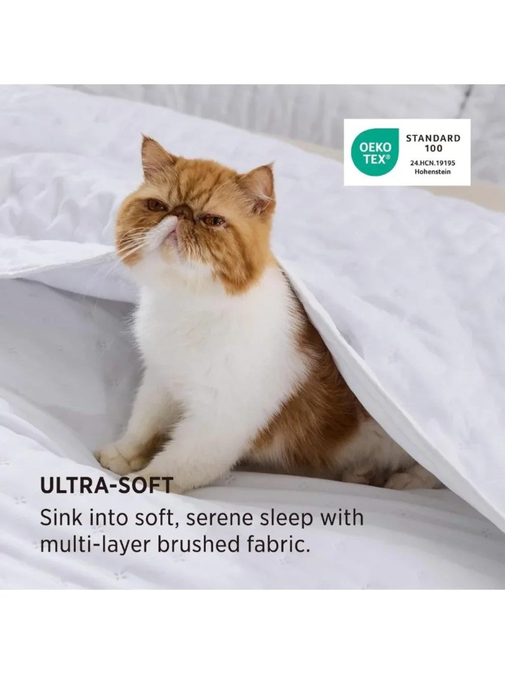 Lightweight Queen Quilt - Bright White Clover Pattern Bedspread, Soft All-Season